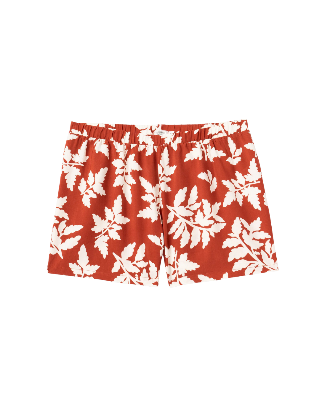 Short de bain Gémo imprimé feuilles rouille - Lingerie et bain