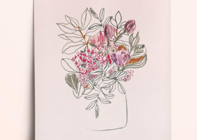 Illustration – Bouquet Pastel